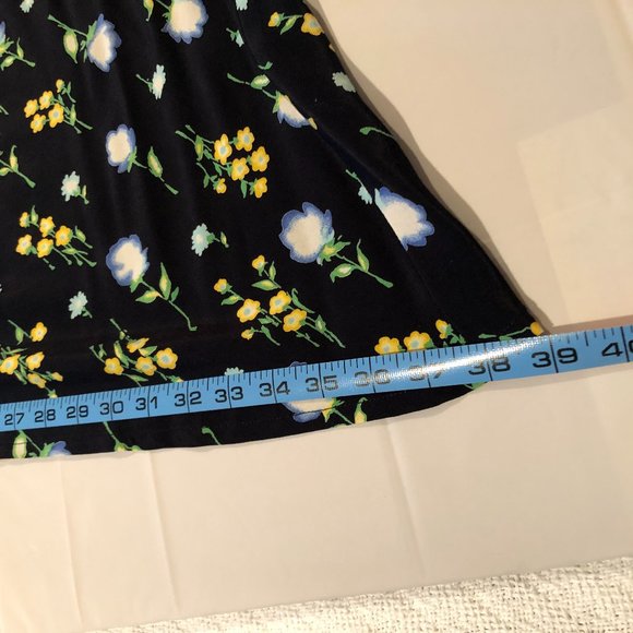 Holt Renfrew A Line Floral Skirt Size 4 - Picture 9 of 10